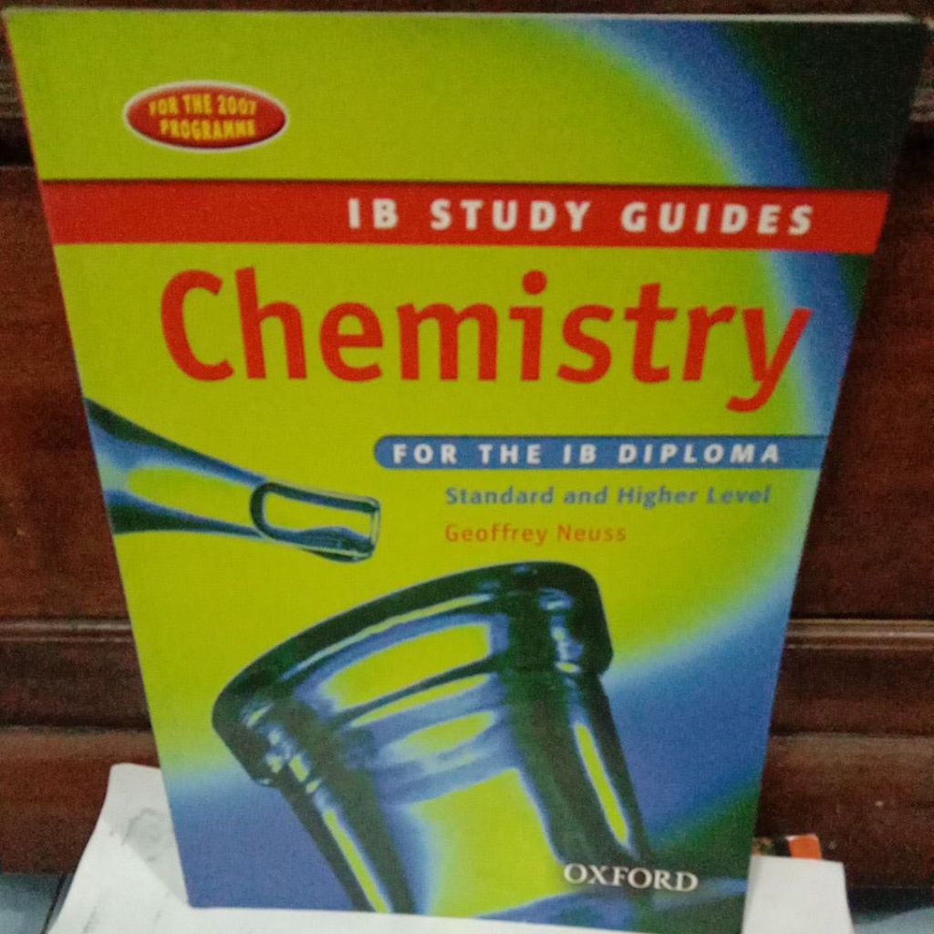 BUKU IB STUDY GUIDES CHEMISTRY FOR THE IB DIPLOMA