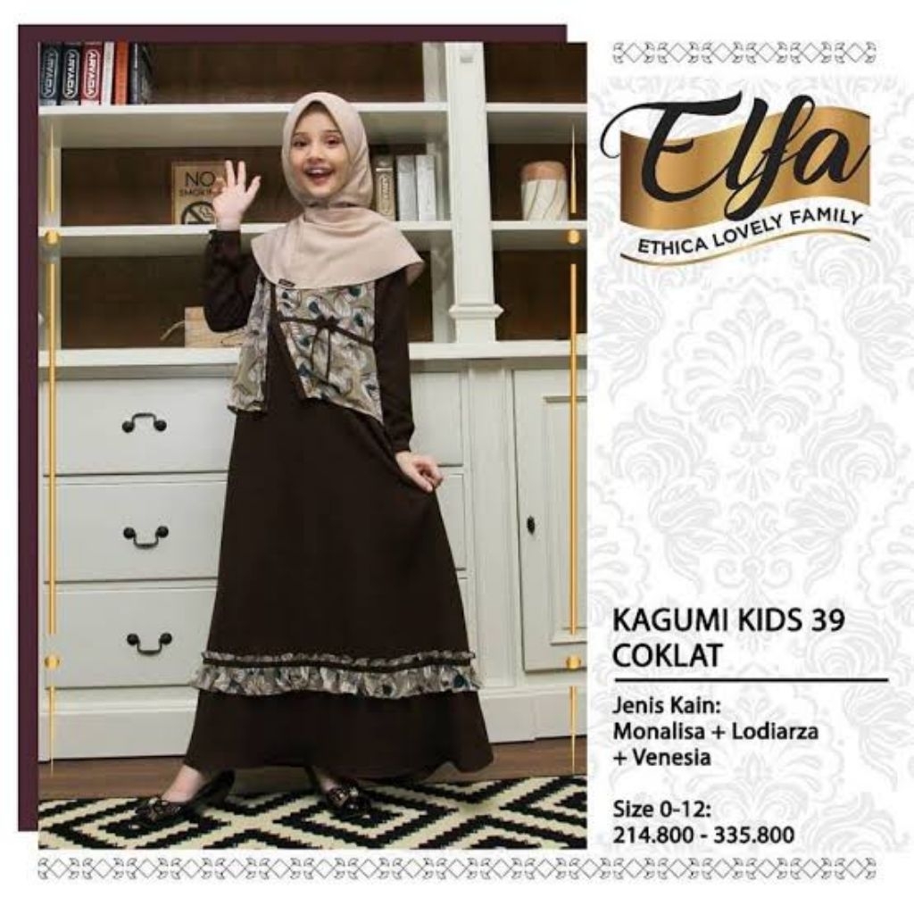 ETHICA KAGUMI KIDS 39 GAMIS ANAK