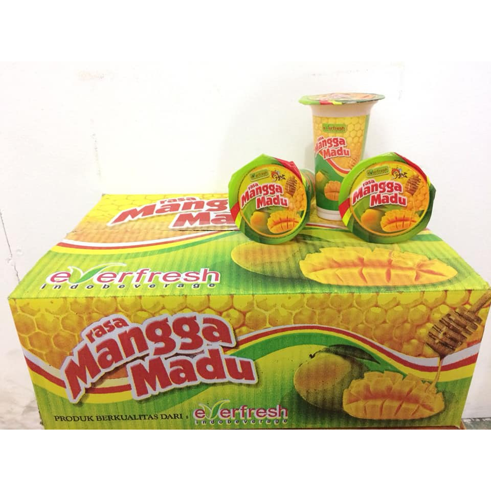 

TEH MANGGA MADU EVERFRESH [ 24pcs x 160ml ] DUS