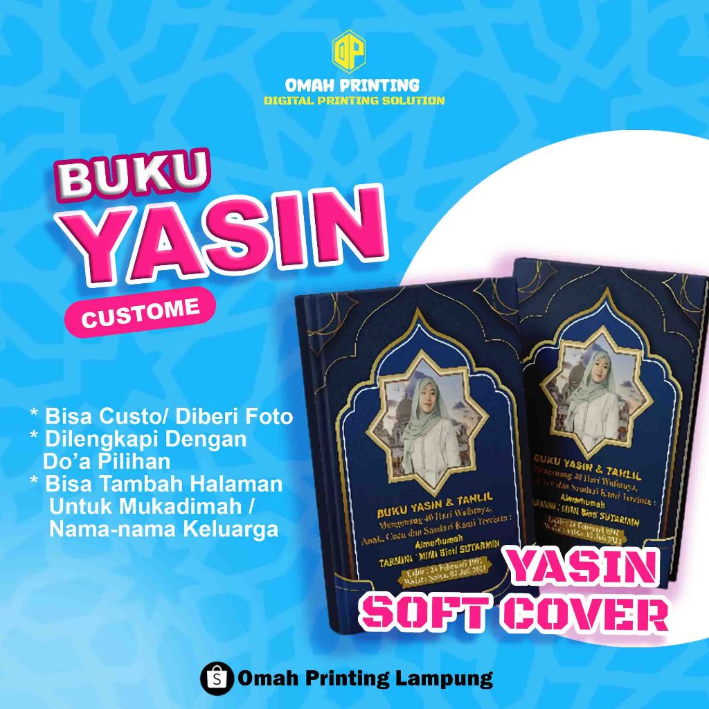 

BUKU YASIN & TAHLIL 144 HALAMAN TEBAL, BUKU YASIN MURAH BERKUALITAS, BISA PAKAI FOTO