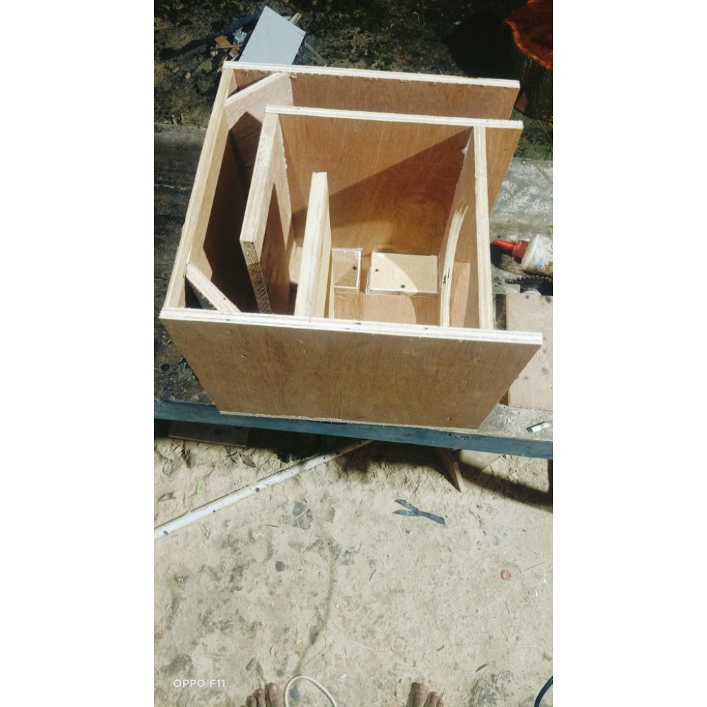 box speaker miniscop 10inch bahan triplek 15mm