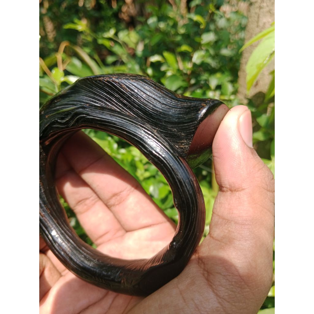gelang akar bahar hitam jumbo