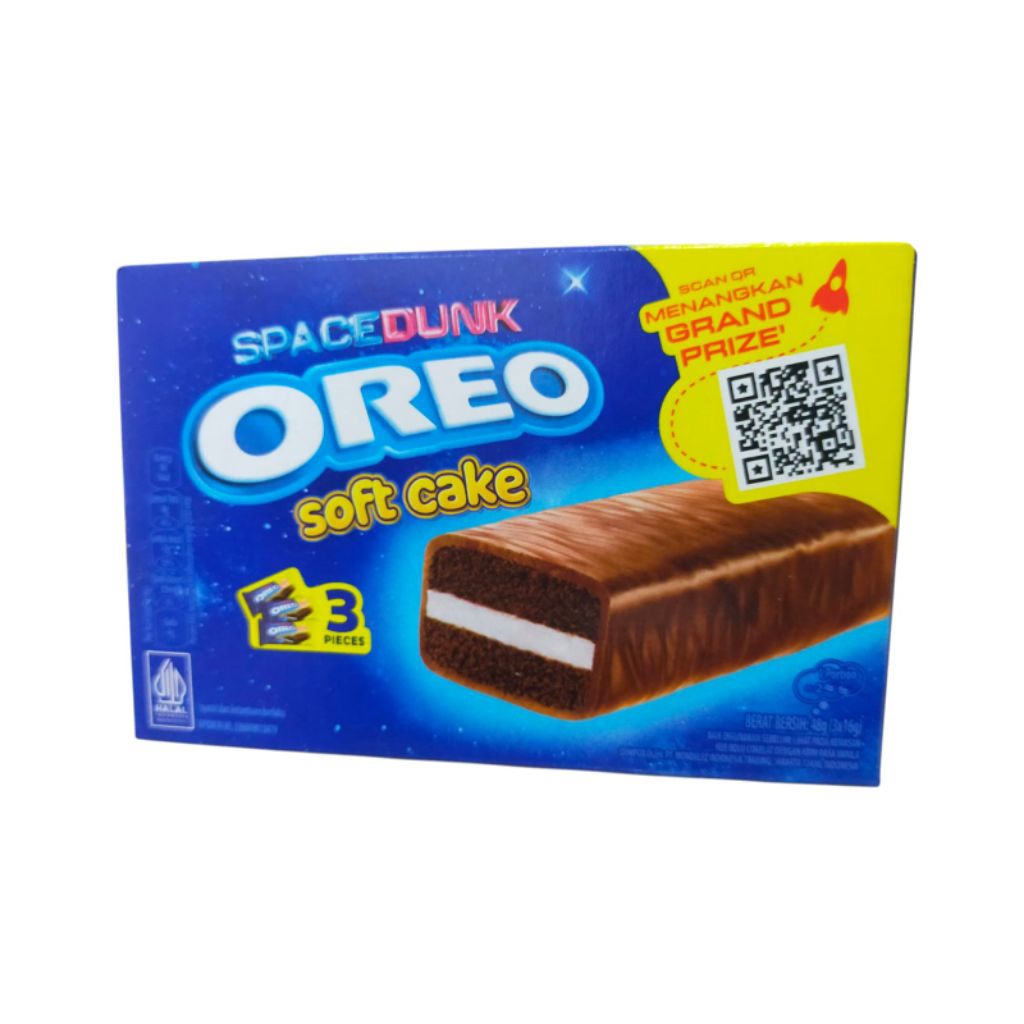 

Oreo Soft Cake Isi 3pcs - 48g(3x16g) - Cemilan / Snack Cokelat