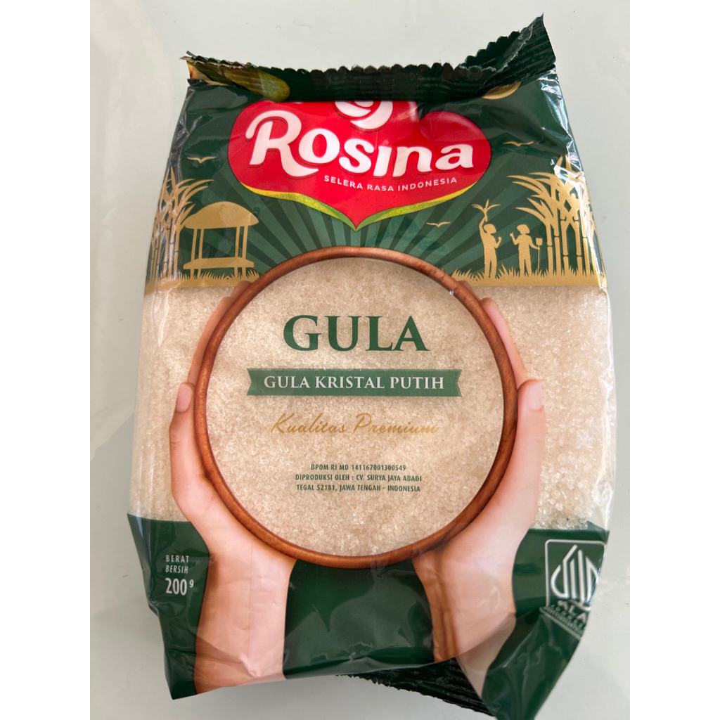 

gula pasir lokal rosina 200gr