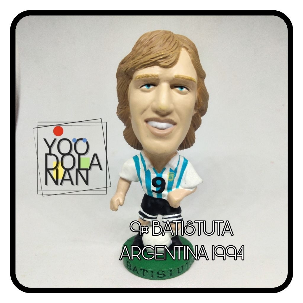 9# BATISTUTA - ARGENTINA 1994 CORINTHIAN PROSTARS FIGURE PEMAIN BOLA