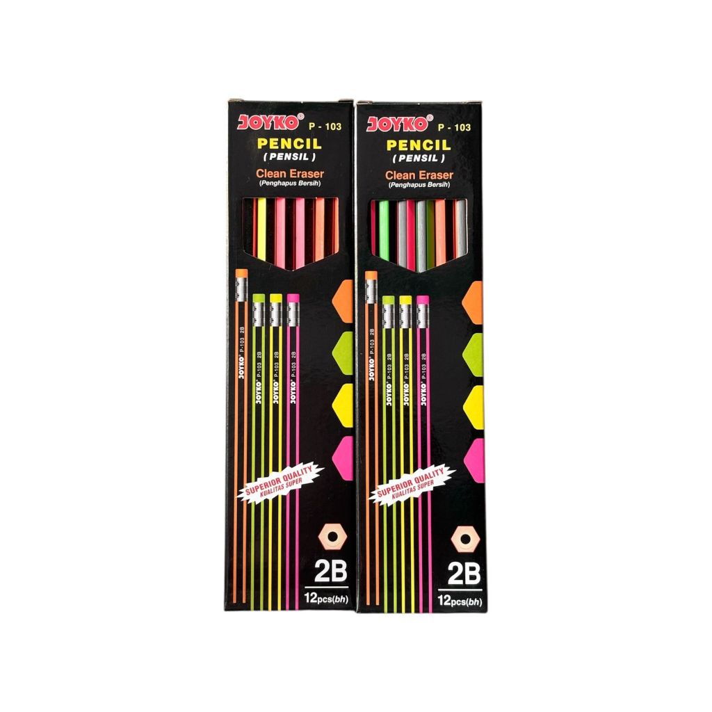 

Joyko P-103 Pensil 2B Clean Eraser – Isi 12 pcs