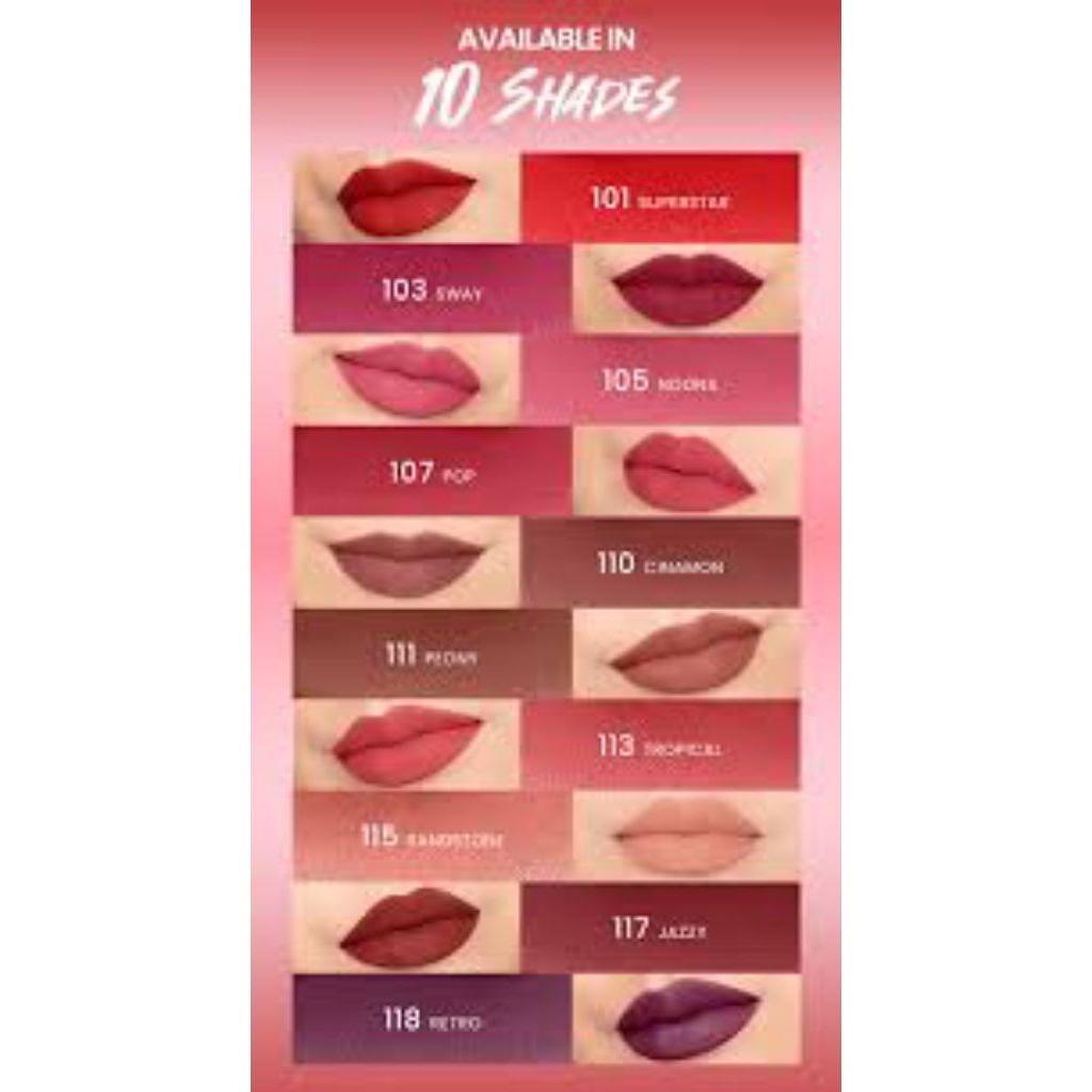 HANASUI MATTEDORABLE LIPSTIK