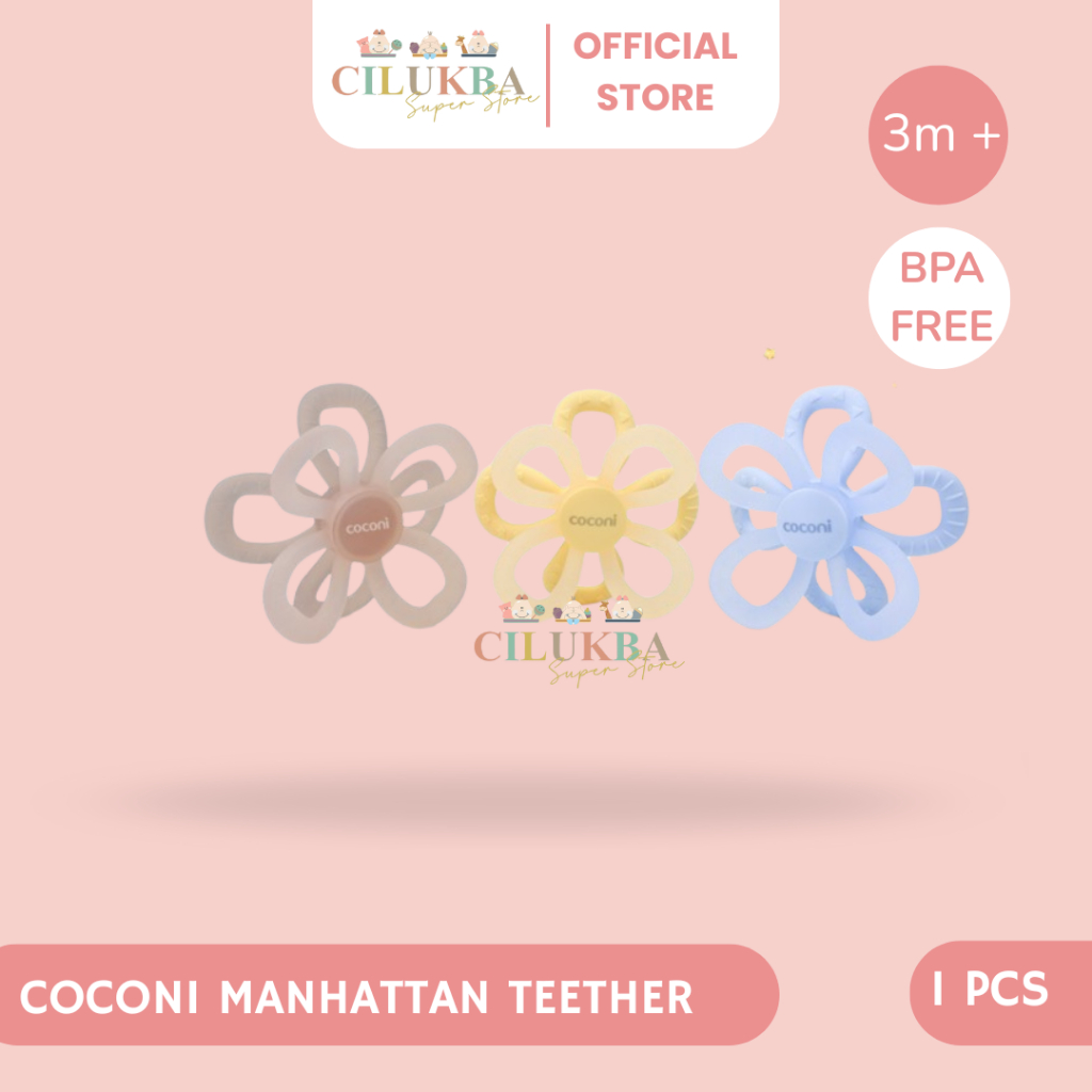 COCONI MANHATTAN TEETHER | GIGITAN BAYI | GIGITAN BAYI SILICONE LEMBUT | MAINAN BAYI & ANAK