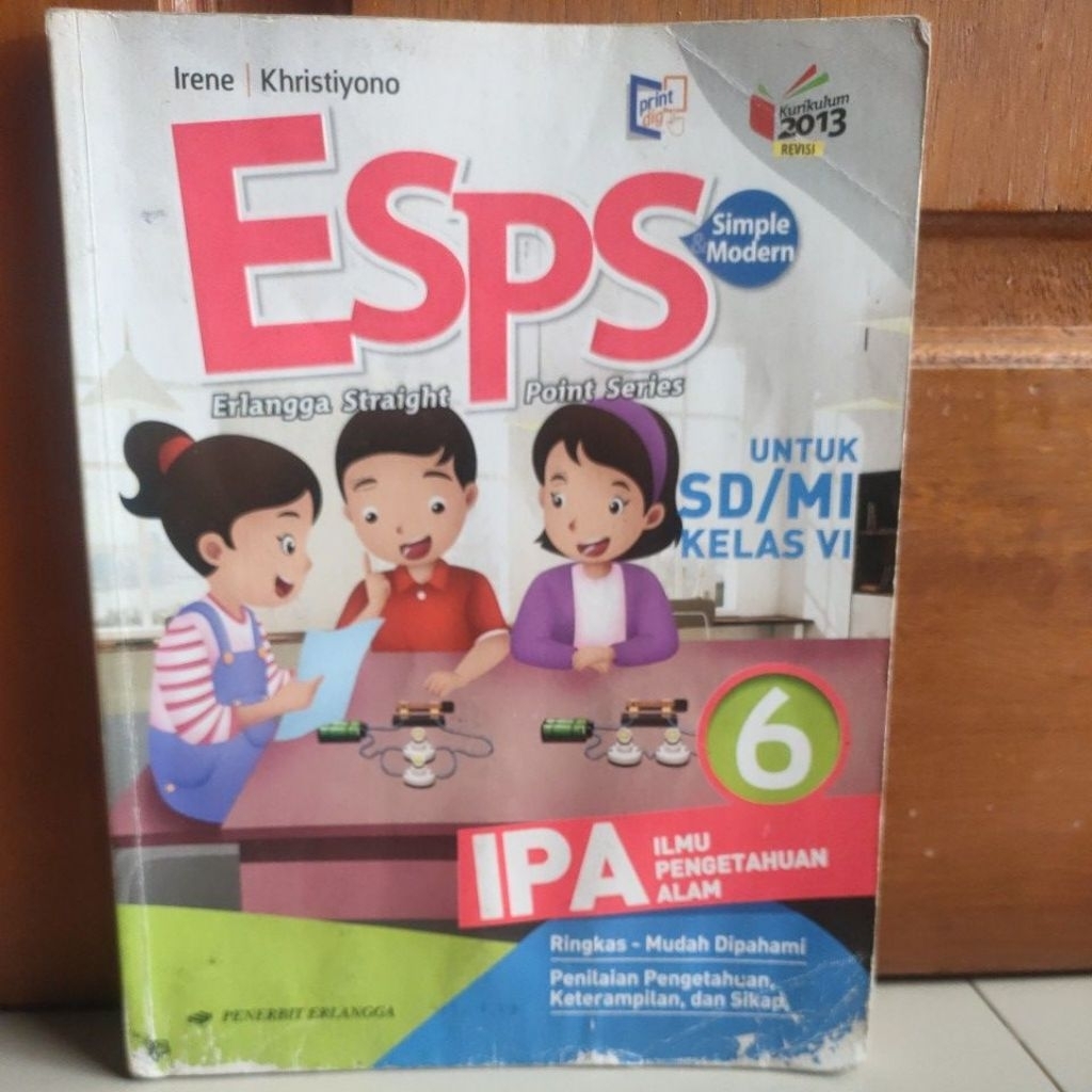 Buku bekas ESPS IPA kelas 6 SD