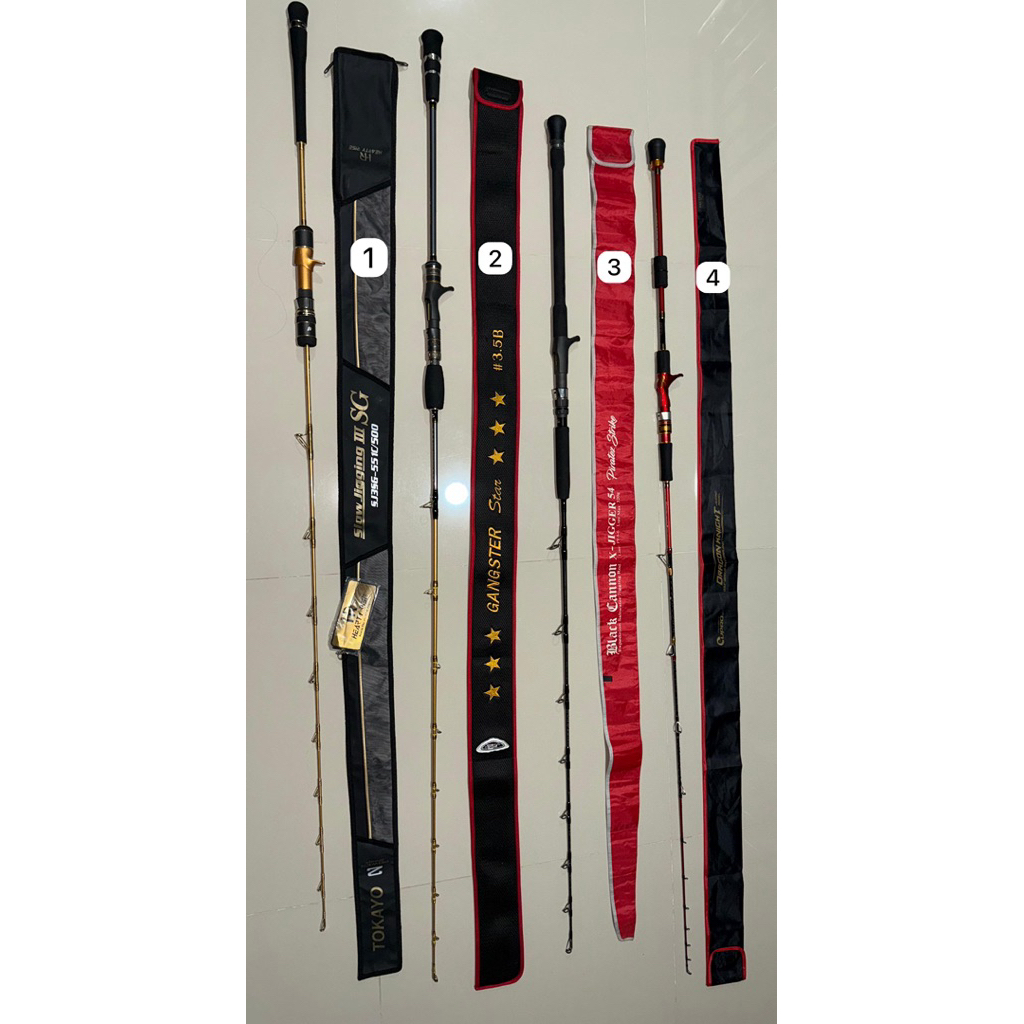 Preloved Reel Dan Rod (Joran) Pancing Laut