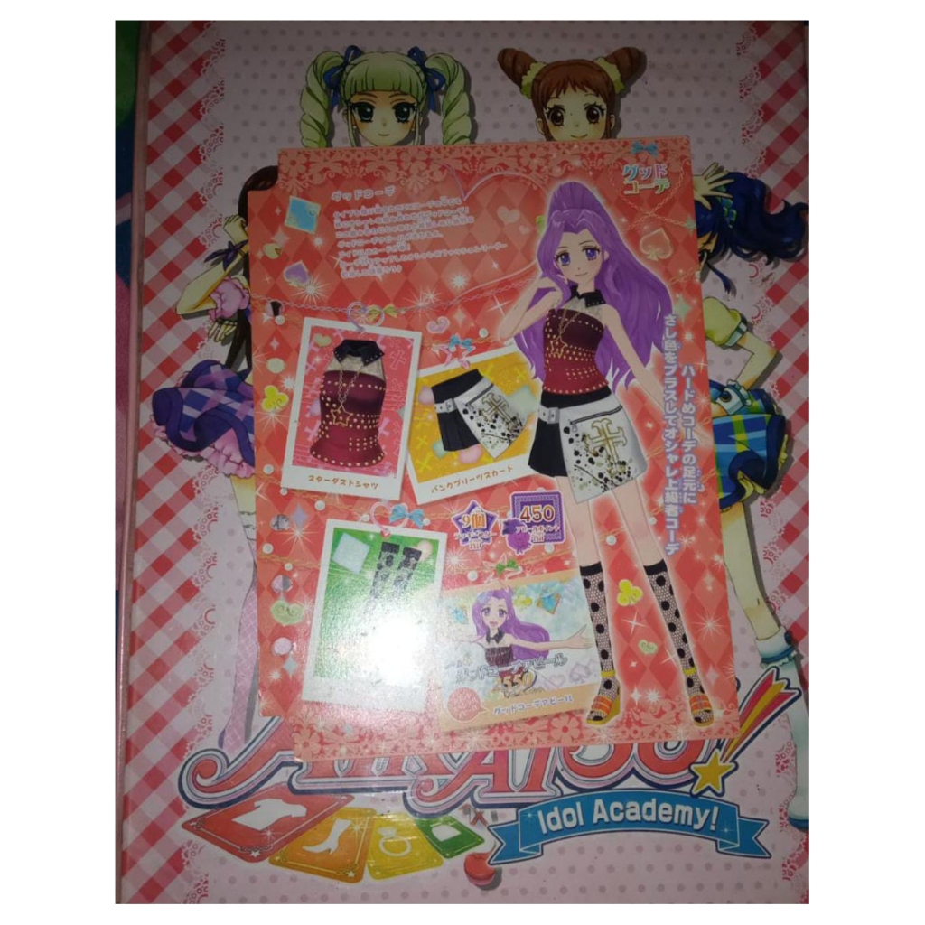 

[BOOKED] Aikatsu Pembatas Buku Binder Official A5 4P
