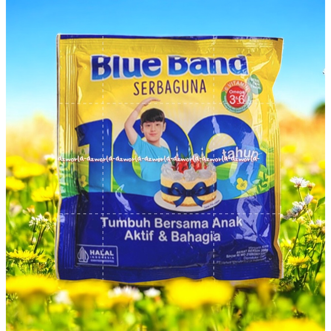 

Blue Band Serbaguna 200gr 6vitamin Omega 3 & 6 Mentega Blueband Kemasan Refill Pouch Plastik Margarin