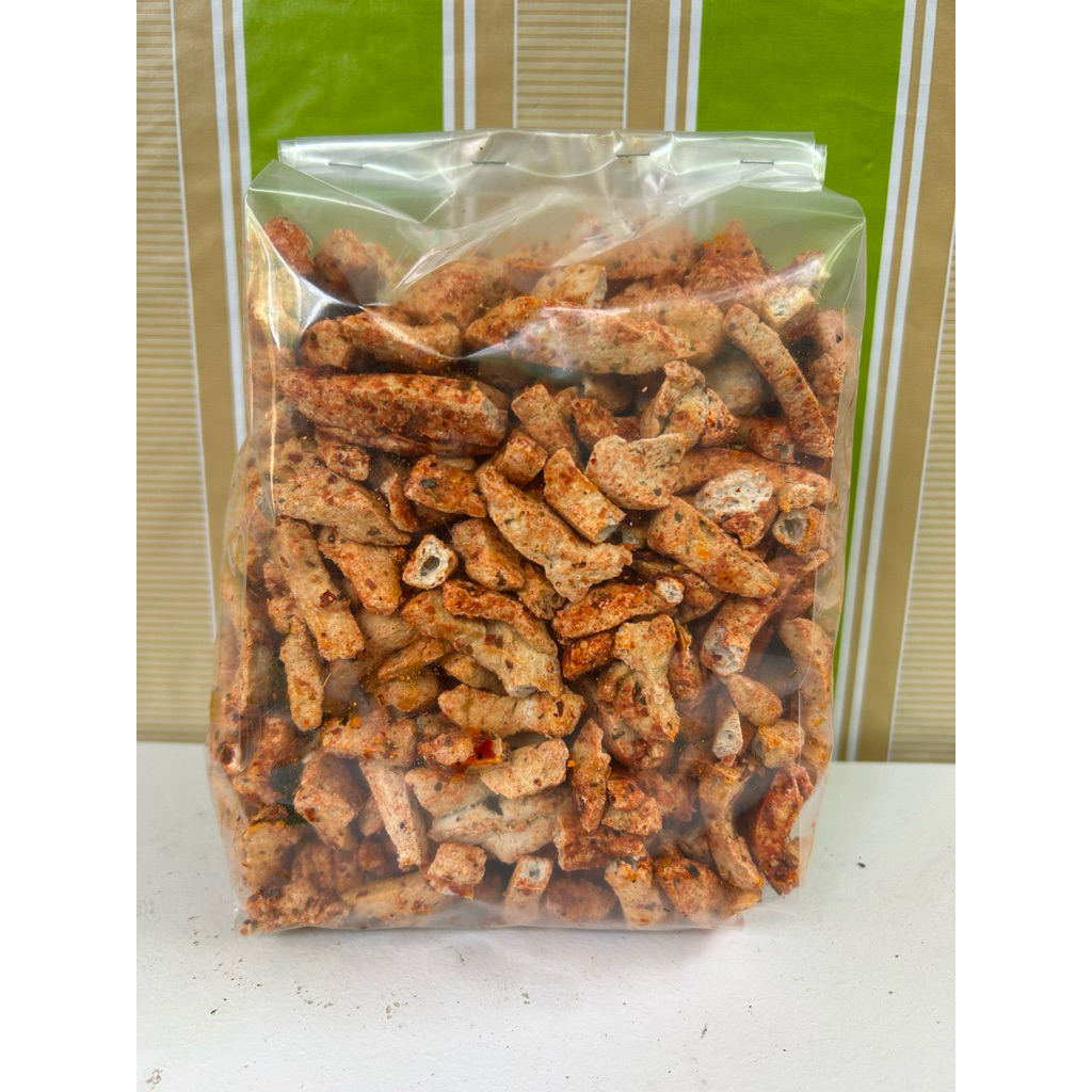 

Basreng pedas daun jeruk/berat 1kg/renyah empuk/gurih asin pedas