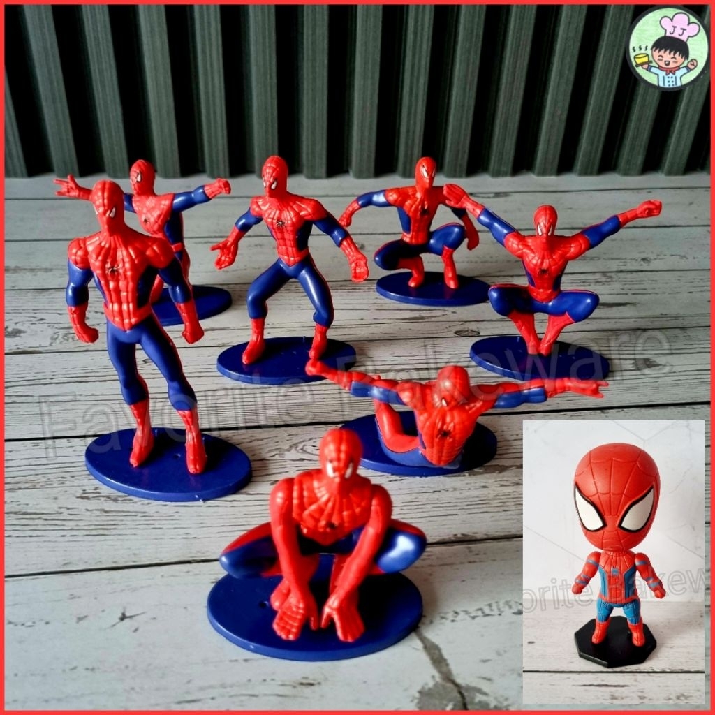 Topper Cake Birthday Hiasan Kue Tart Ulang Tahun Spiderman Avenger Avengers