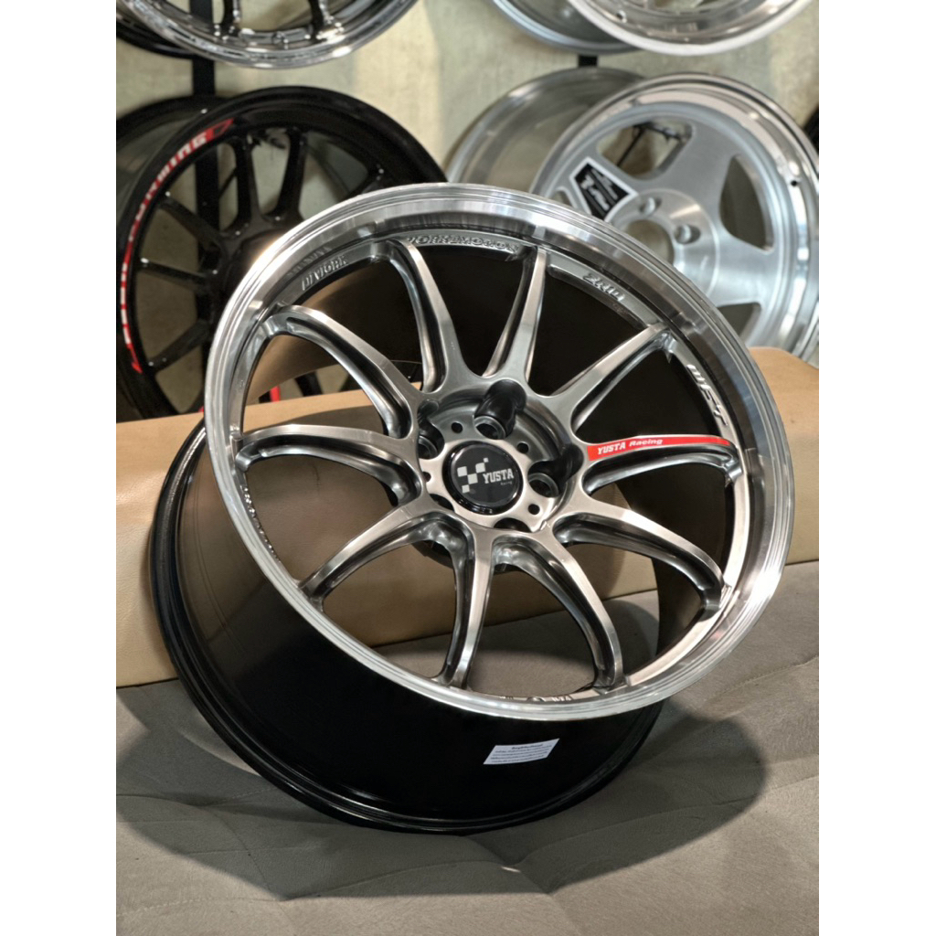 Velg Work Emotion ZR10 Hyper Black R18 Kondisi Baru