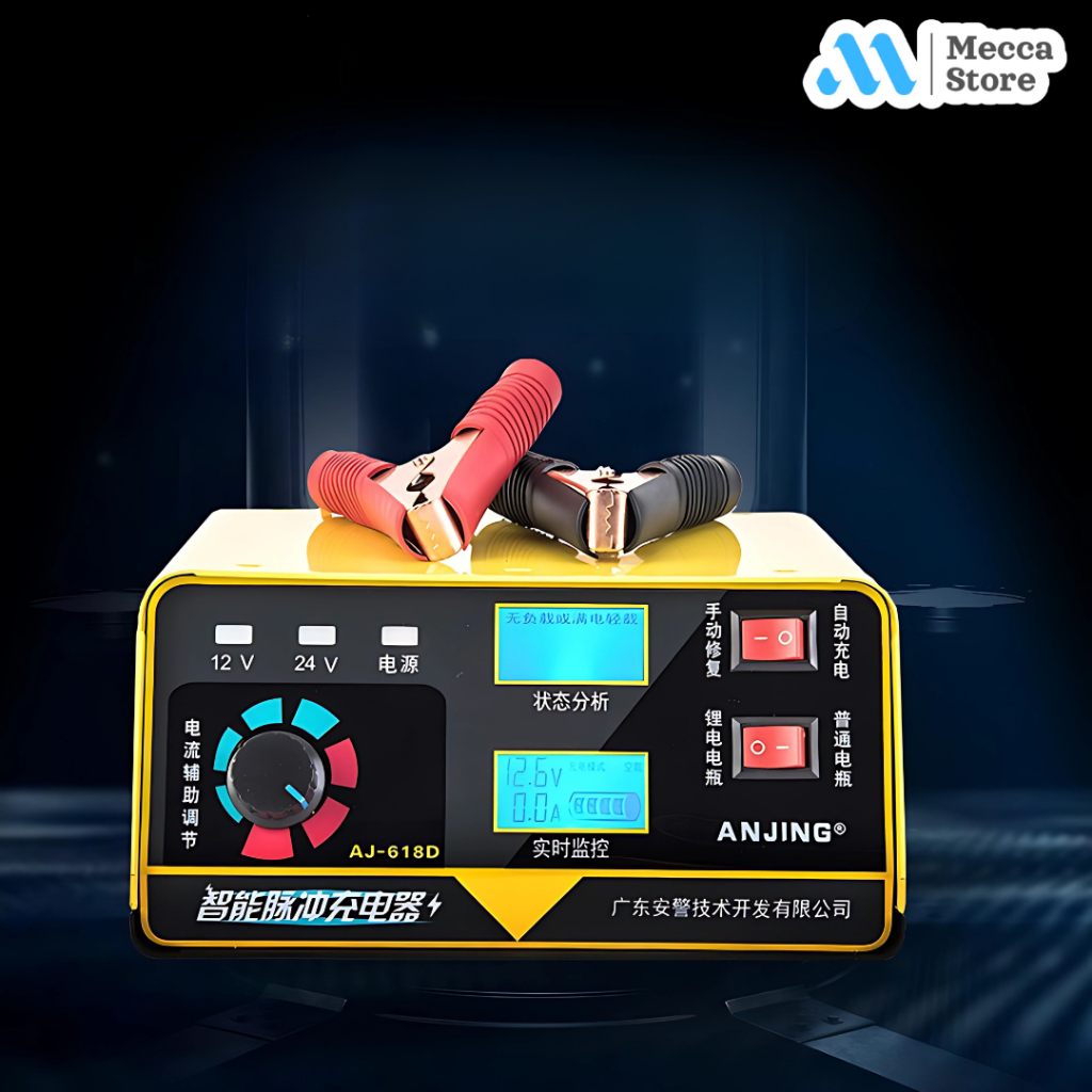 Charger Aki Mobil Intelligent Battery Charger 12V/24V