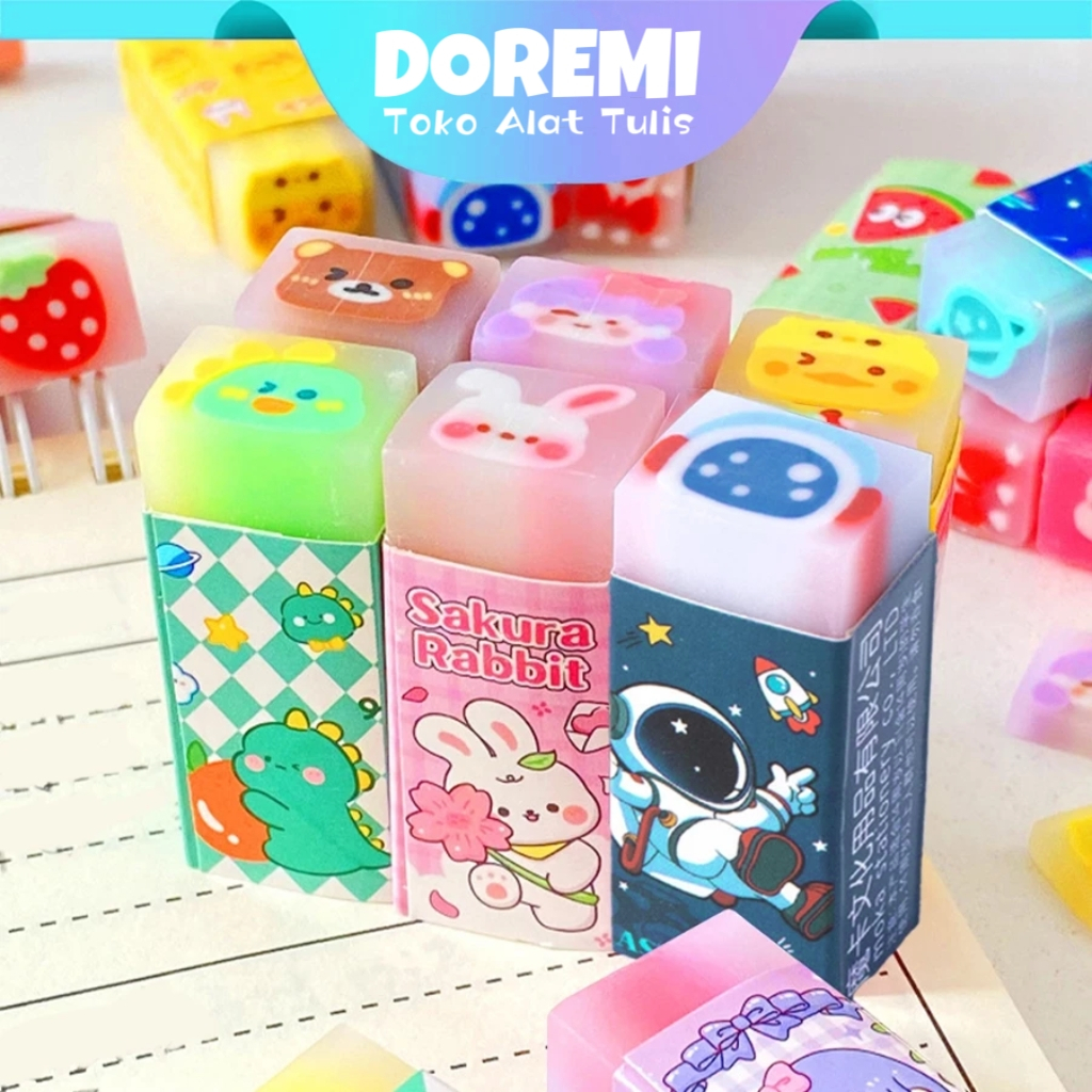 

DOREMI 7PCS Penghapus Lucu Karakter Penghapus Pensil Penghapus Yang Bisa Dipotong Pencil Alat Tulis Sekolah