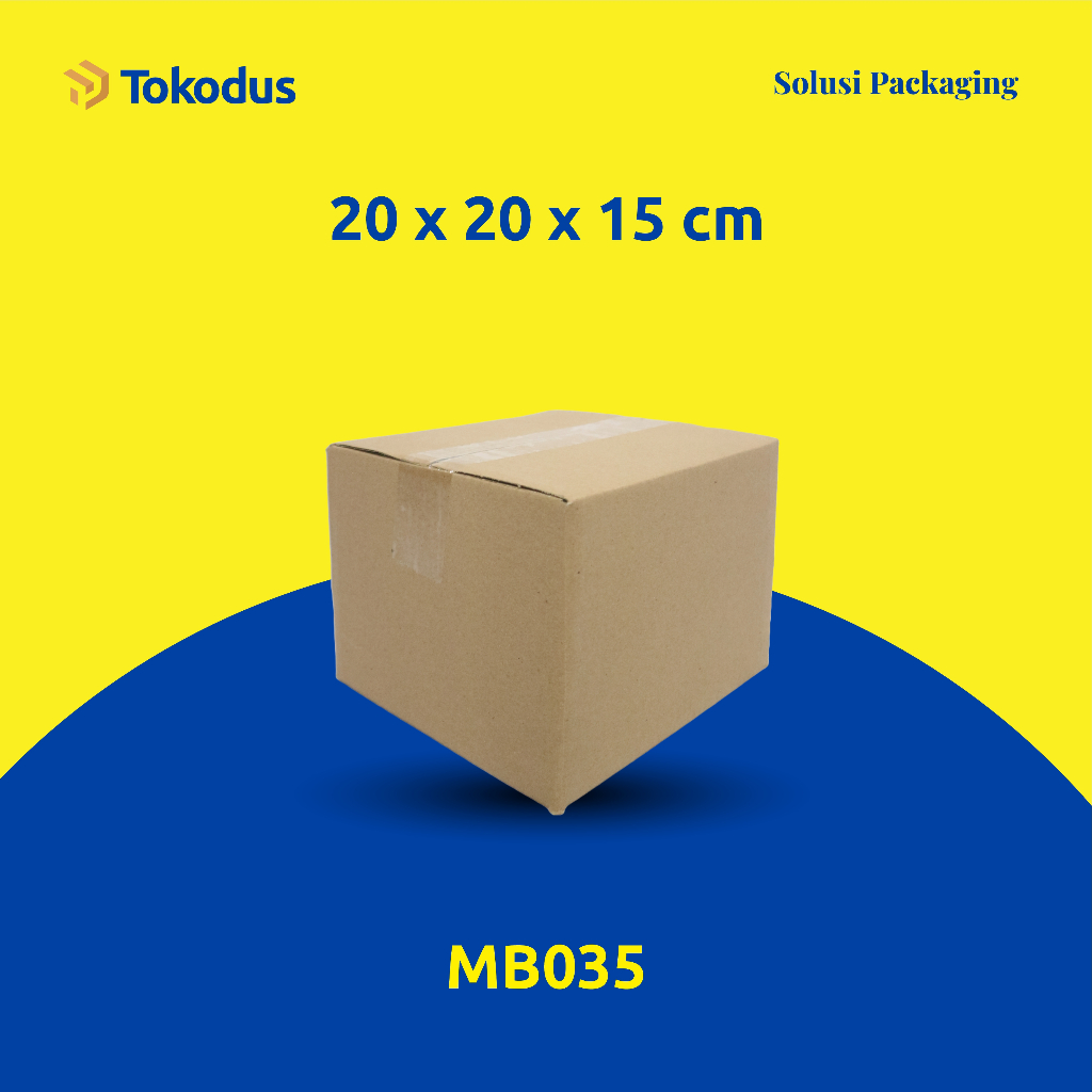 

Kardus Polos uk 20 x 20 x 15 cm | Kardus Packing | Kardus Murah | Dus Kemasan - Tokodus Katapang
