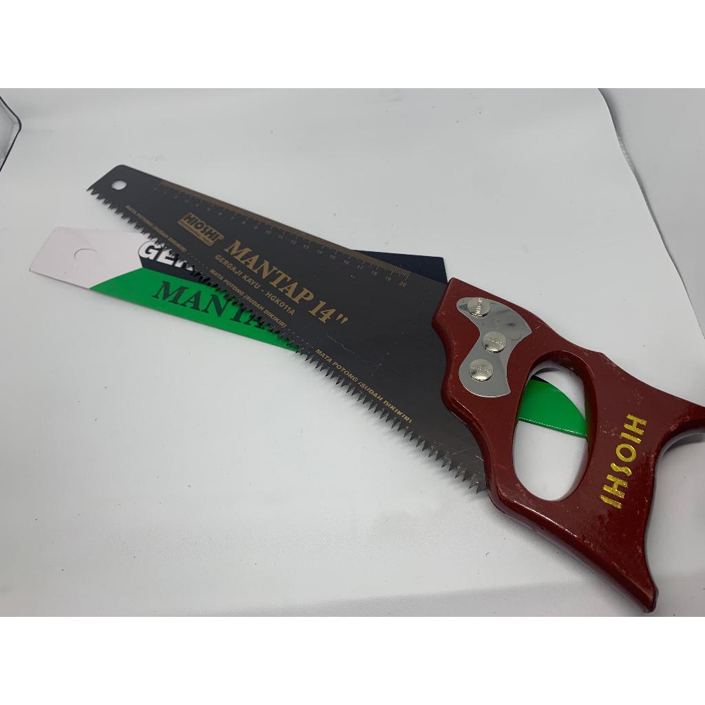 Gergaji Kayu Mantap Gagang Kayu Hioshi