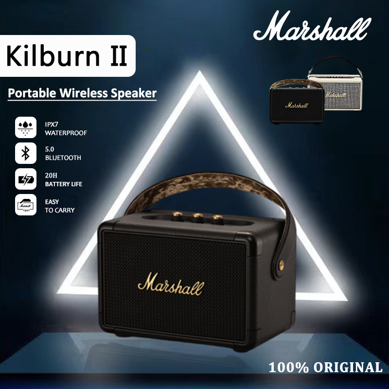 100% Ori Marshall Kilburn II Speaker Portable /Marshall Speaker Wireless Bluetooth SpeakerHome Outdo