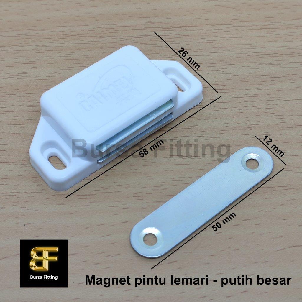 Magnet pintu lemari besar / penahan pintu / magnet lemari kayu / penahan pintu lemari