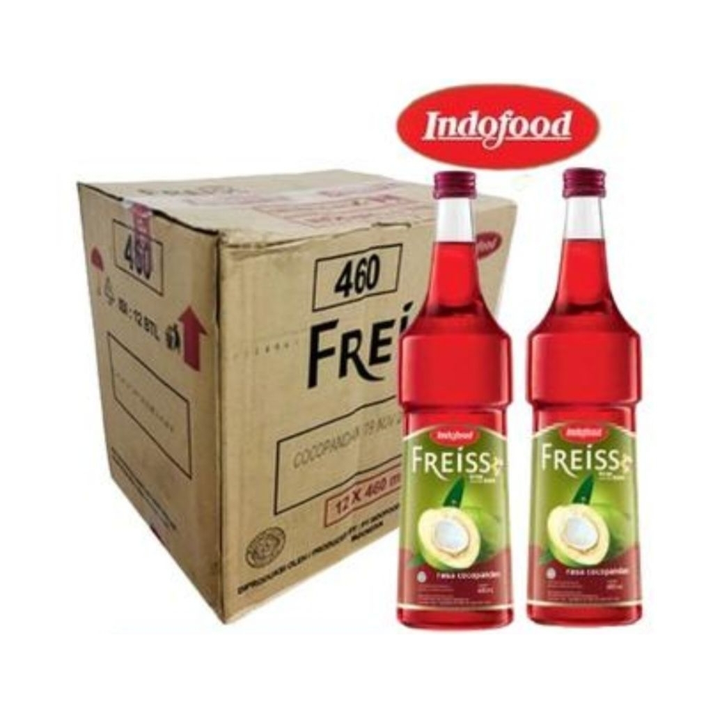 

Indofood Syrup Freiss Botol 12x460ml (Karton)