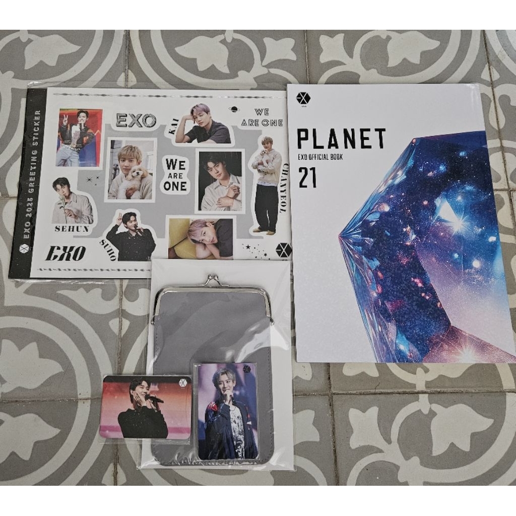 EXO japan magazine vol 21 chanyeol suho pcy junmyeon pc photocard merch official