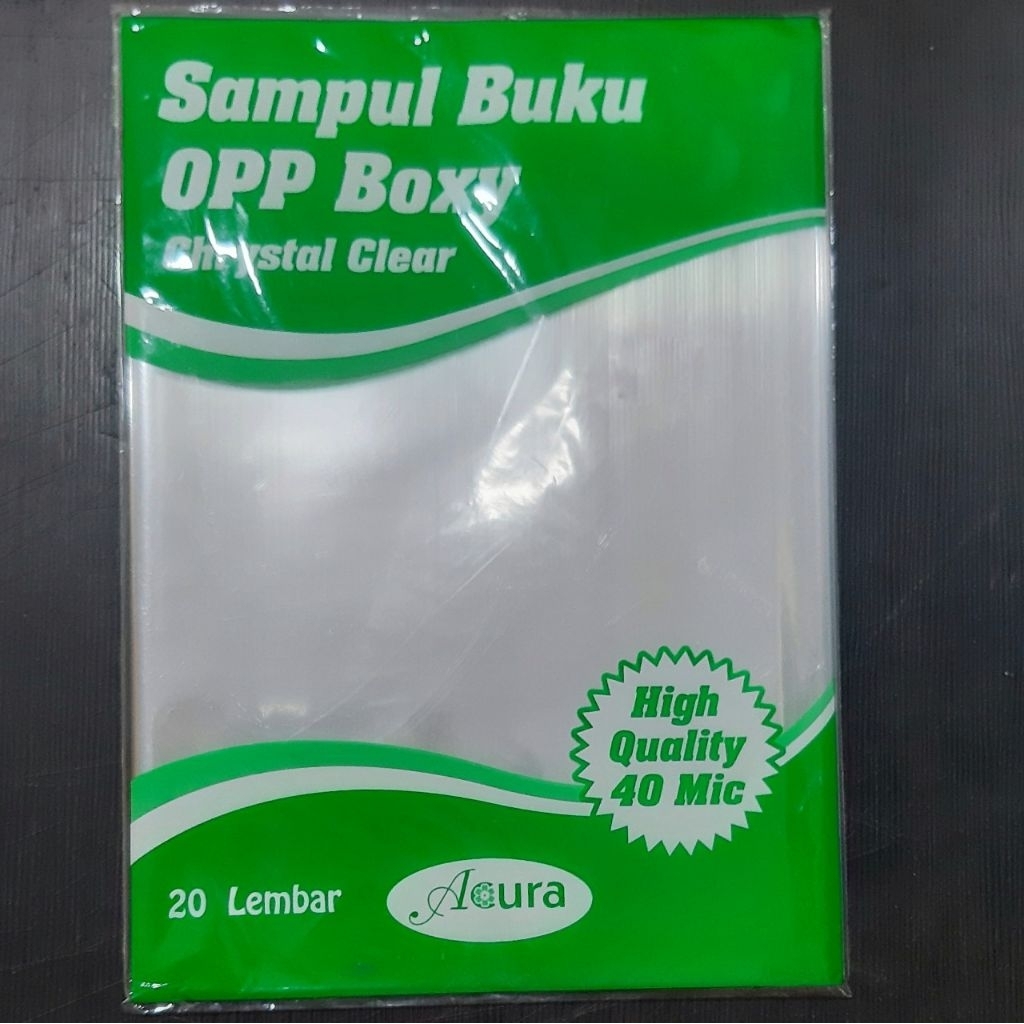 

Sampul Buku Tulis Plastik Ukuran Boxy