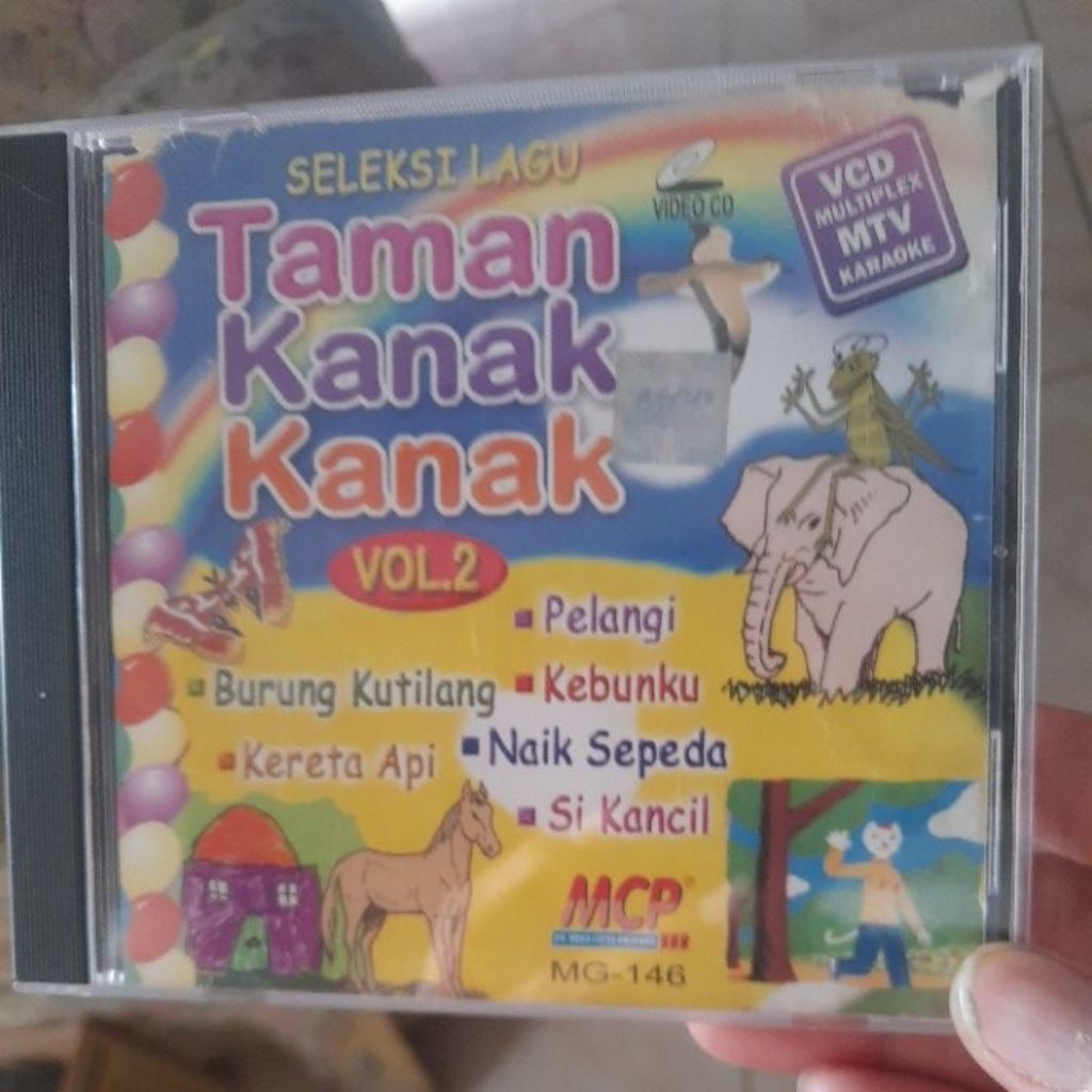vcd seleksi lagu taman kanak kanak vol 2 (CD931)