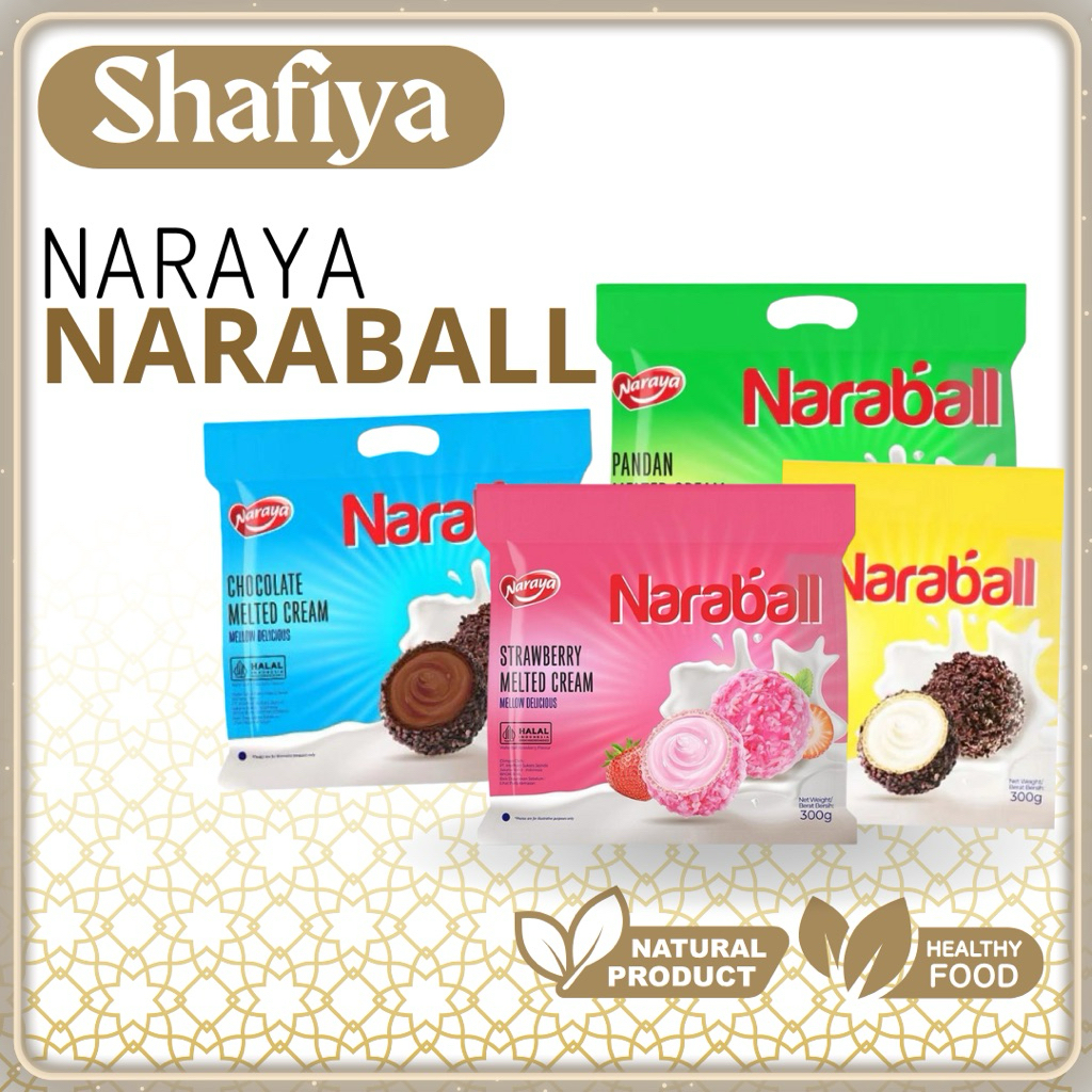

Naraya Naraball 300 GR Biscuit Ball Melted Cream All Varian