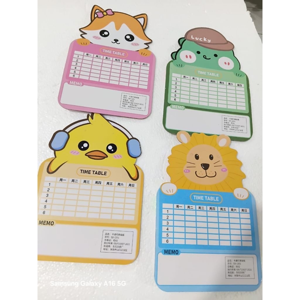 

Papan Tulis Mini Anak Karakter Lucu Papan Tulis Anak Free Spidol Bisa Dihapus