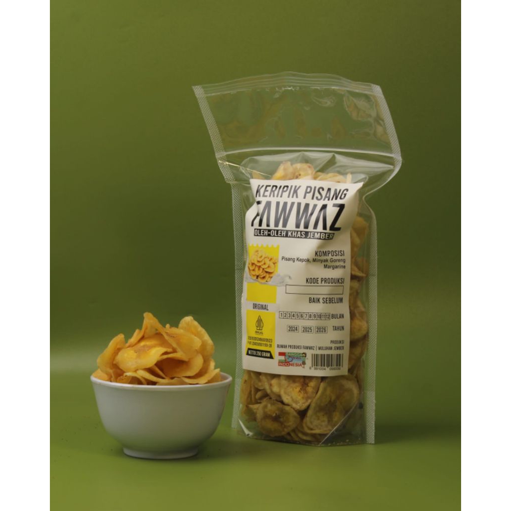 

Keripik Pisang Original 250 gram