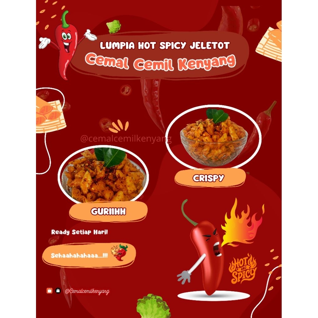 

Lumpia Goreng Hot Spicy Jeletot CCL