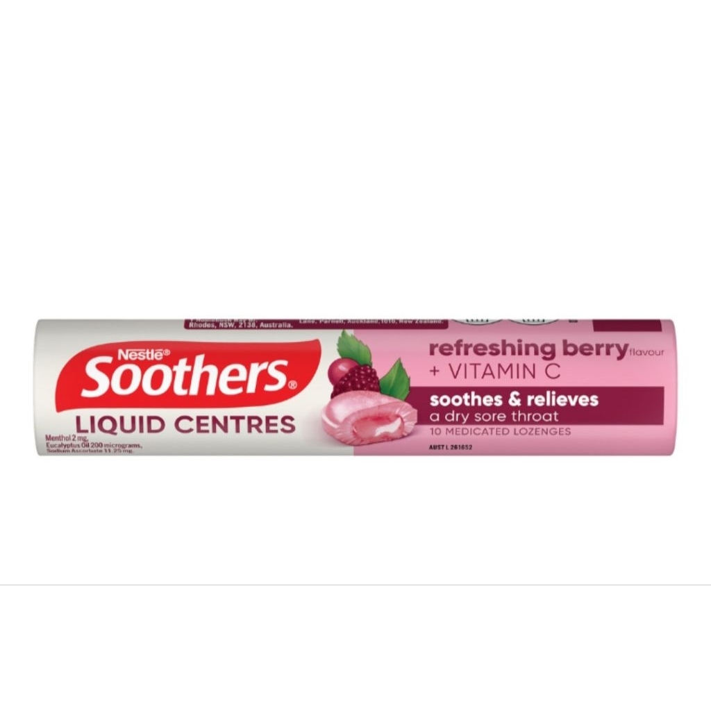 

Soothers Liquid Centres Refreshing Berry 10 Lozenges