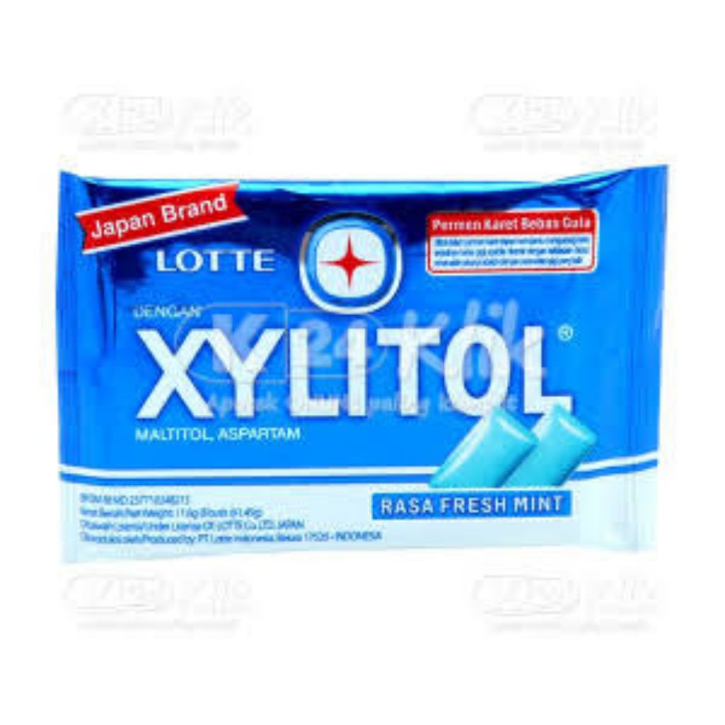 

permen karet LOTTE XYLITOL isi @ 10 bungkus