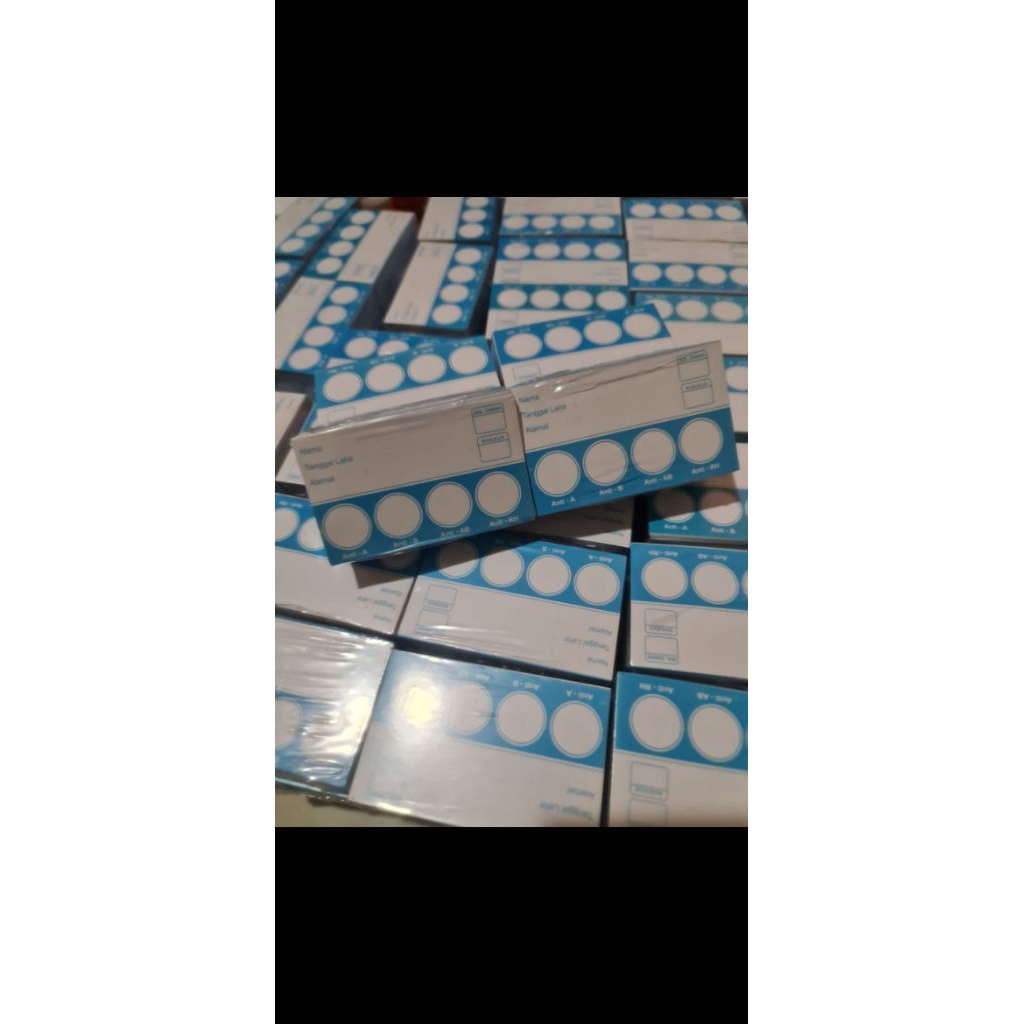 Kertas Golongan darah