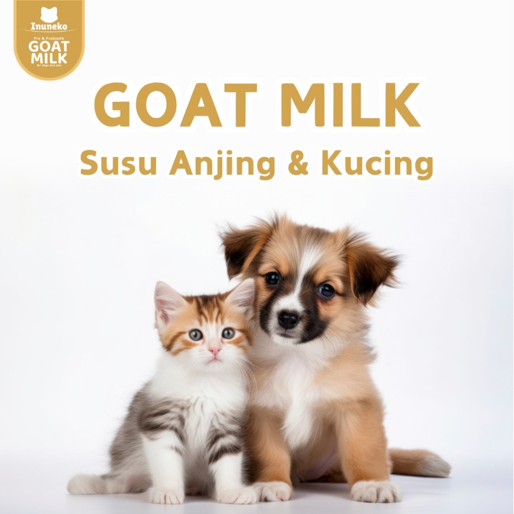Inuneko Goat Milk / Susu Kambing Anjing / Susu Kambing Bubuk / Goat Milk Bubuk Anjing Puppy / Goat M