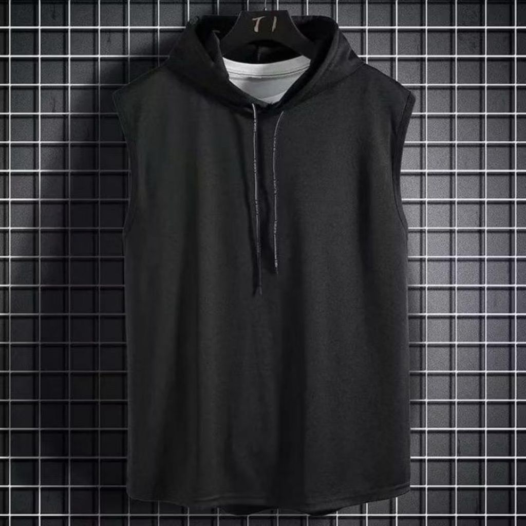 Sweater Rompi Hoodie Premium - Rompi Hoodie Pria Casual L - XL