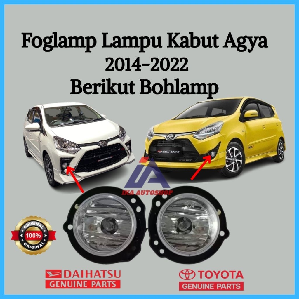 FOGLAMP LAMPU KABUT AYLA 2013 2014 2015 2016 2017 2018 2019 2020 2021