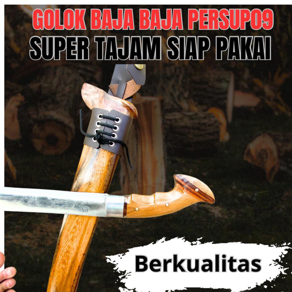 Golok | baja per | persupp tali sepatu bergaransii