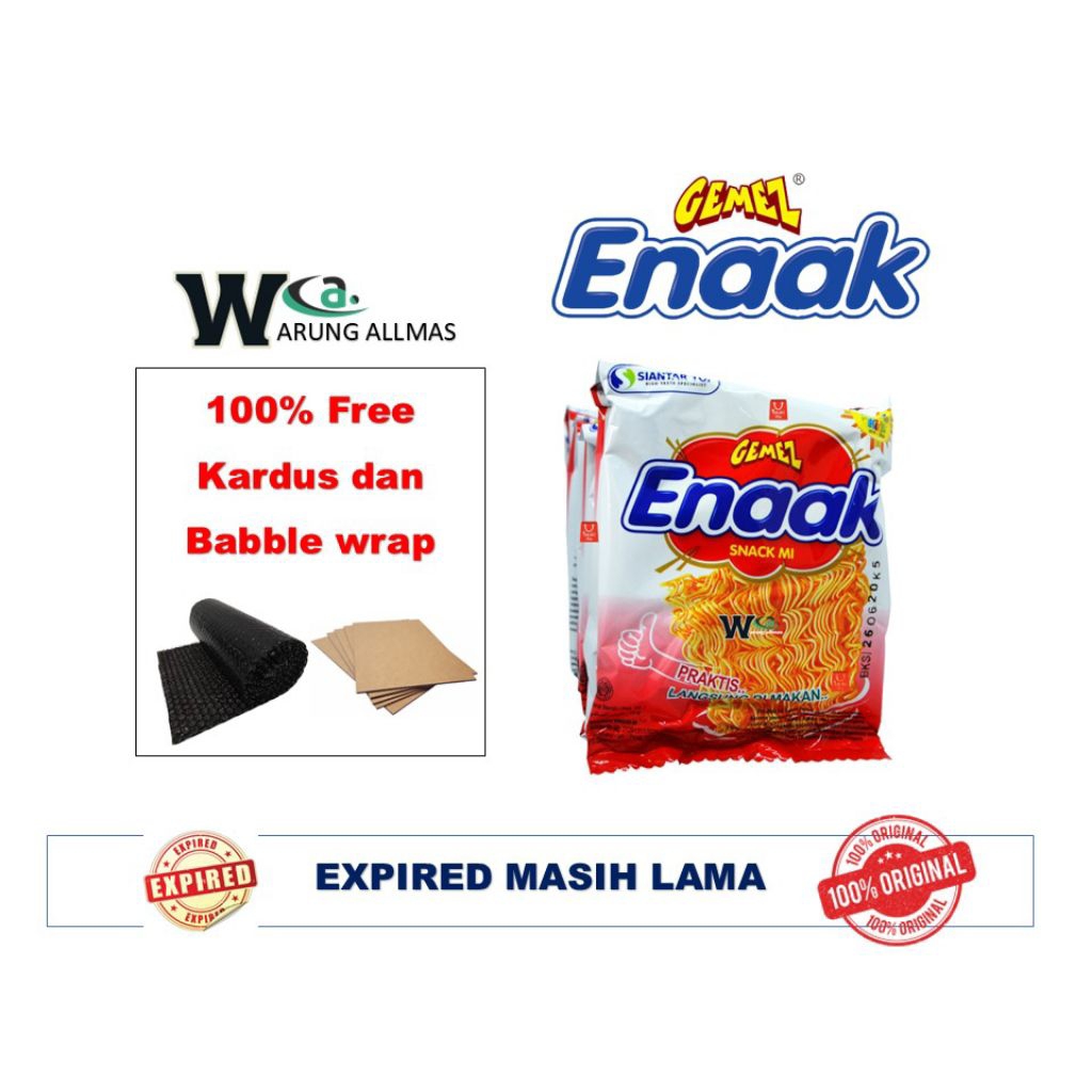 

Makanan Ringan Mie Enak kemasan 16g