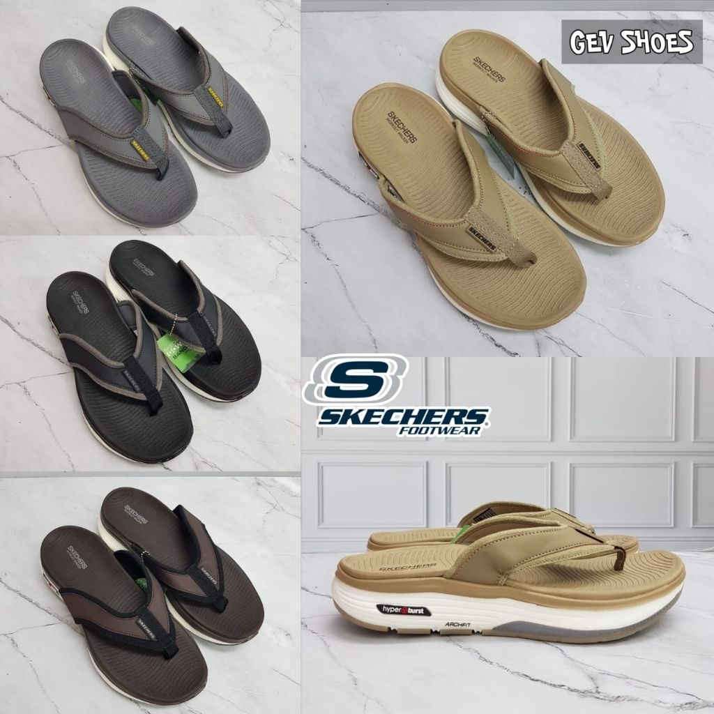 Sandal Skechers Pria - Sandal Skechers Pria HYPERBURST SANDAL