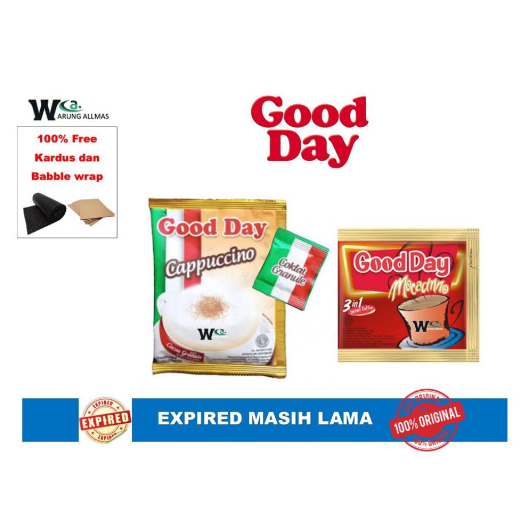 

Kopi Gooday Capucino dan Gooday Mocacino
