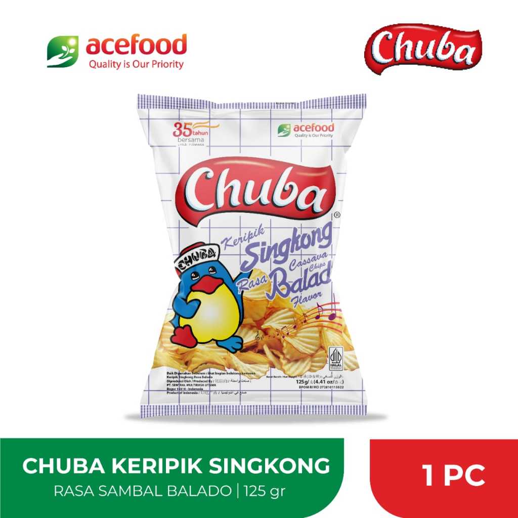 

Chuba Keripik Singkong 125 Gr Rasa Sambal Balado