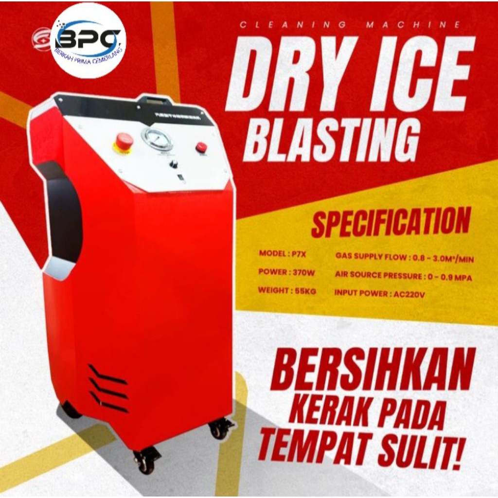 MESIN PEMBERSIH KARAT DRY ICE BLASTING/DRY ICE CLEANING MACHINE