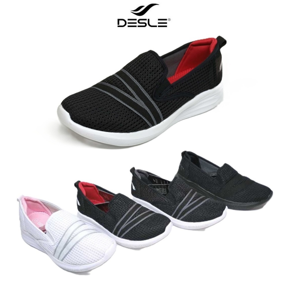 Desle Britney Jesse Sepatu Sneaker Slip on Wanita Sneakers Olahraga Kasual Cewek