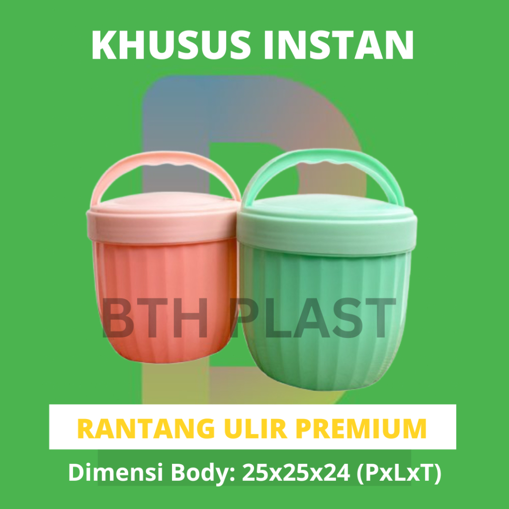 RANTANG HAJATAN PREMIUM - Rantang Plastik Termurah / Tempat Berkat Kekinian / Rantang Samyang Murah