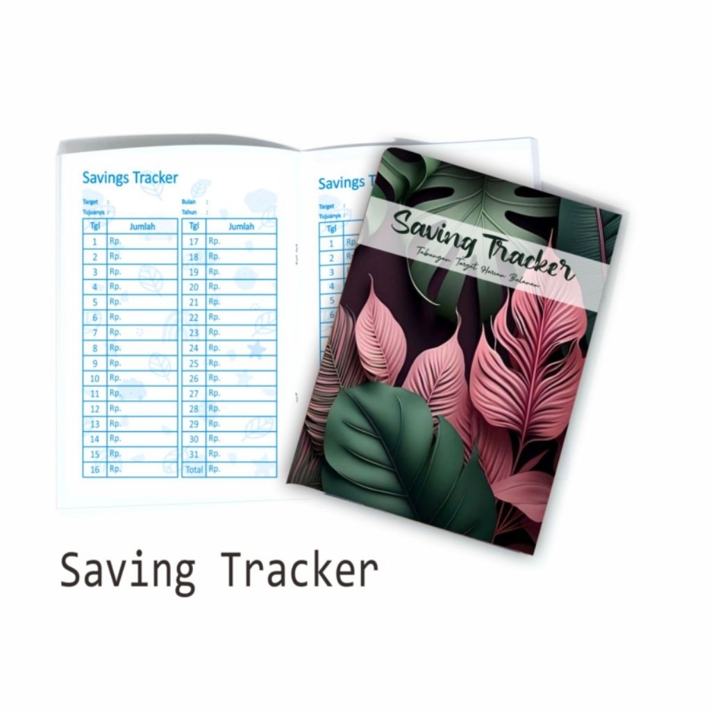 Buku Catatan Keuangan Buku Kas Harian Buku Tagihan Bulanan Buku Saving Tracker