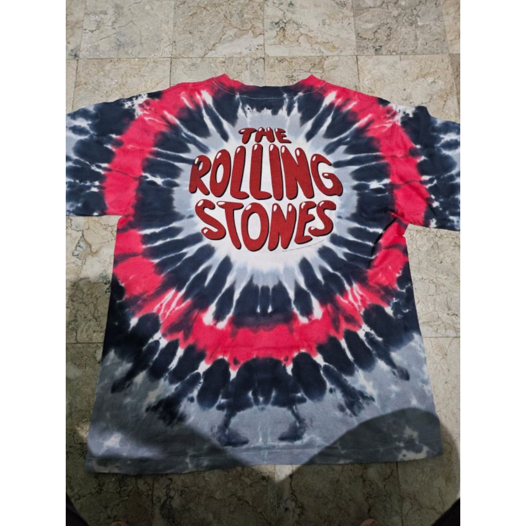 Kaos Vintage Rolling Stone Liquid Blue