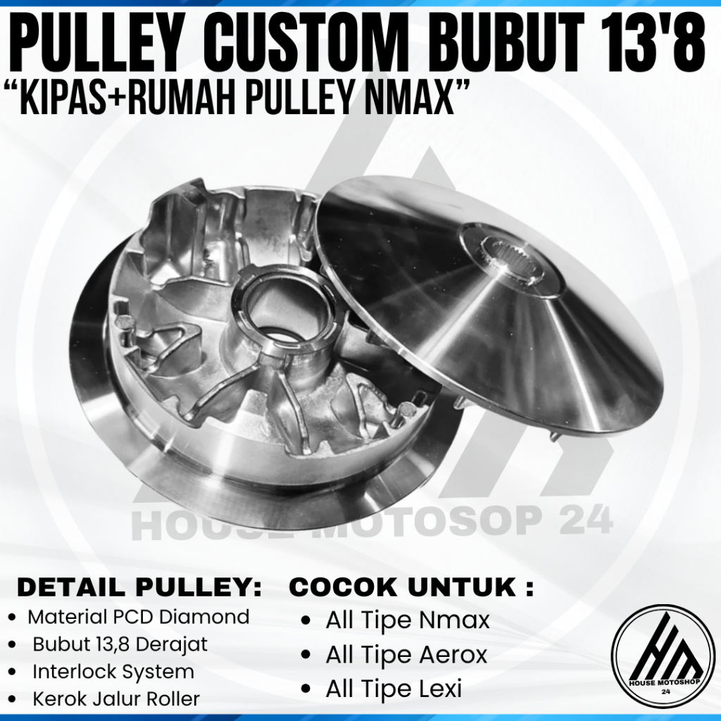 RUMAH KIPAS NMAX PULLEY COSTUM NMAX AEROX ROLLER AEROX NMAX PULLEY 13,8 NMAX  PULLEY 13,5 AEROX